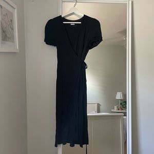 Reformation Wrap Midi Dress